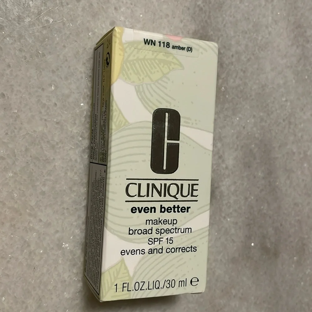 Clinique even better make up broad spectrum SPF 15 WN 118 Amber D new Sz 1fl oz